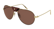 Cartier CT0038S Sunglasses - Black / Red (002)