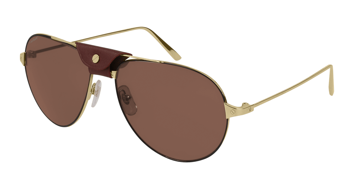 Cartier CT0038S Sunglasses - Black / Red (002)