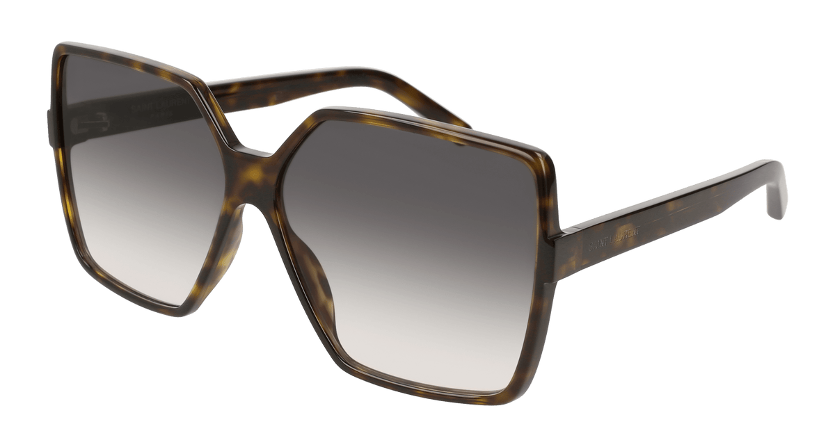 Saint Laurent SL 232 BETTY Sunglasses - Havana / Grey (003)