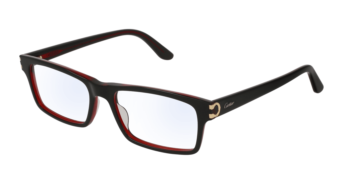 Cartier CT0005O Eyeglasses - Black / Transparent (007)