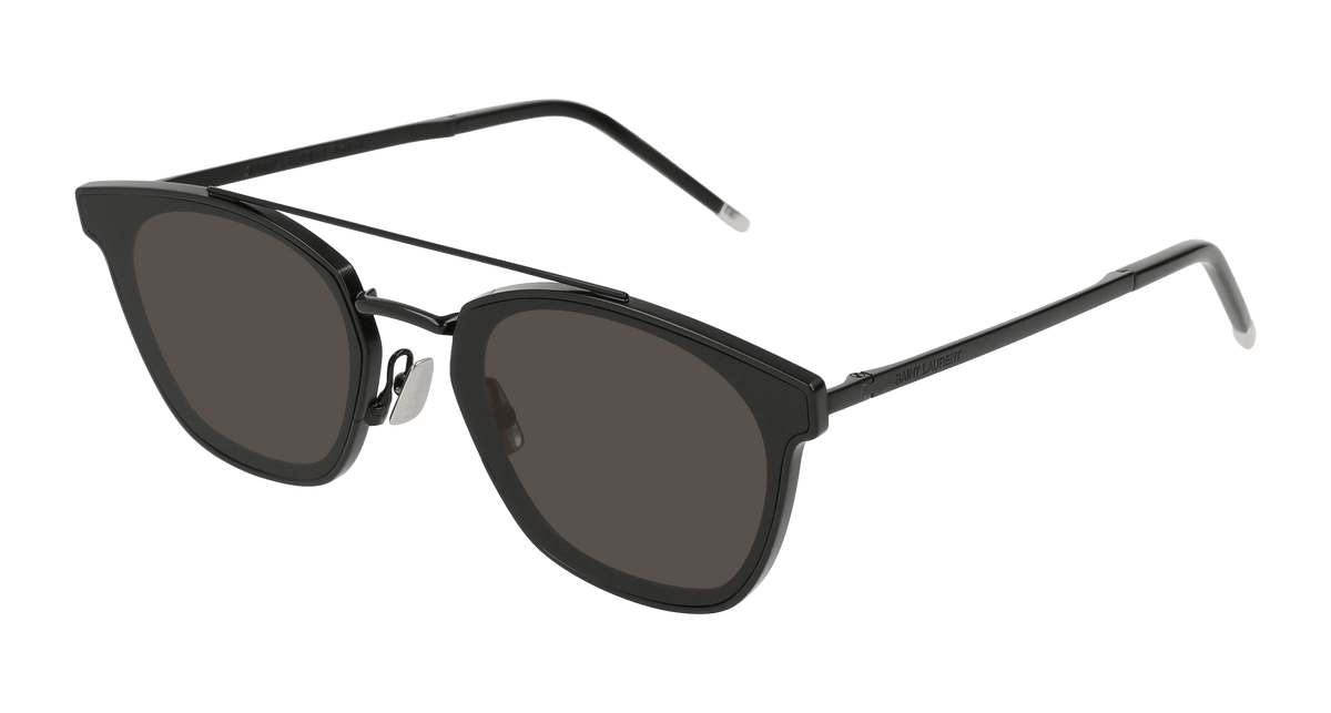 Saint Laurent SL 28 METAL Sunglasses - Black / Grey (001)