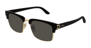 Cartier CT0132S Sunglasses - Black / Grey (001)