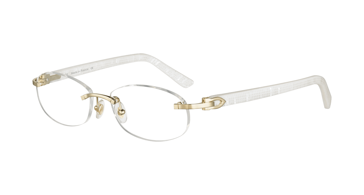 Cartier CT0056O Eyeglasses - Gold / Transparent (001)