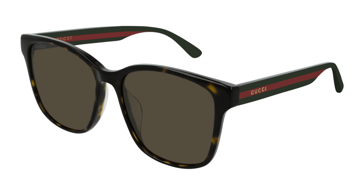 Gucci GG0417SK Sunglasses - Havana / Brown (003)