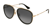 Gucci GG0062S Sunglasses - Gold / Grey (011)