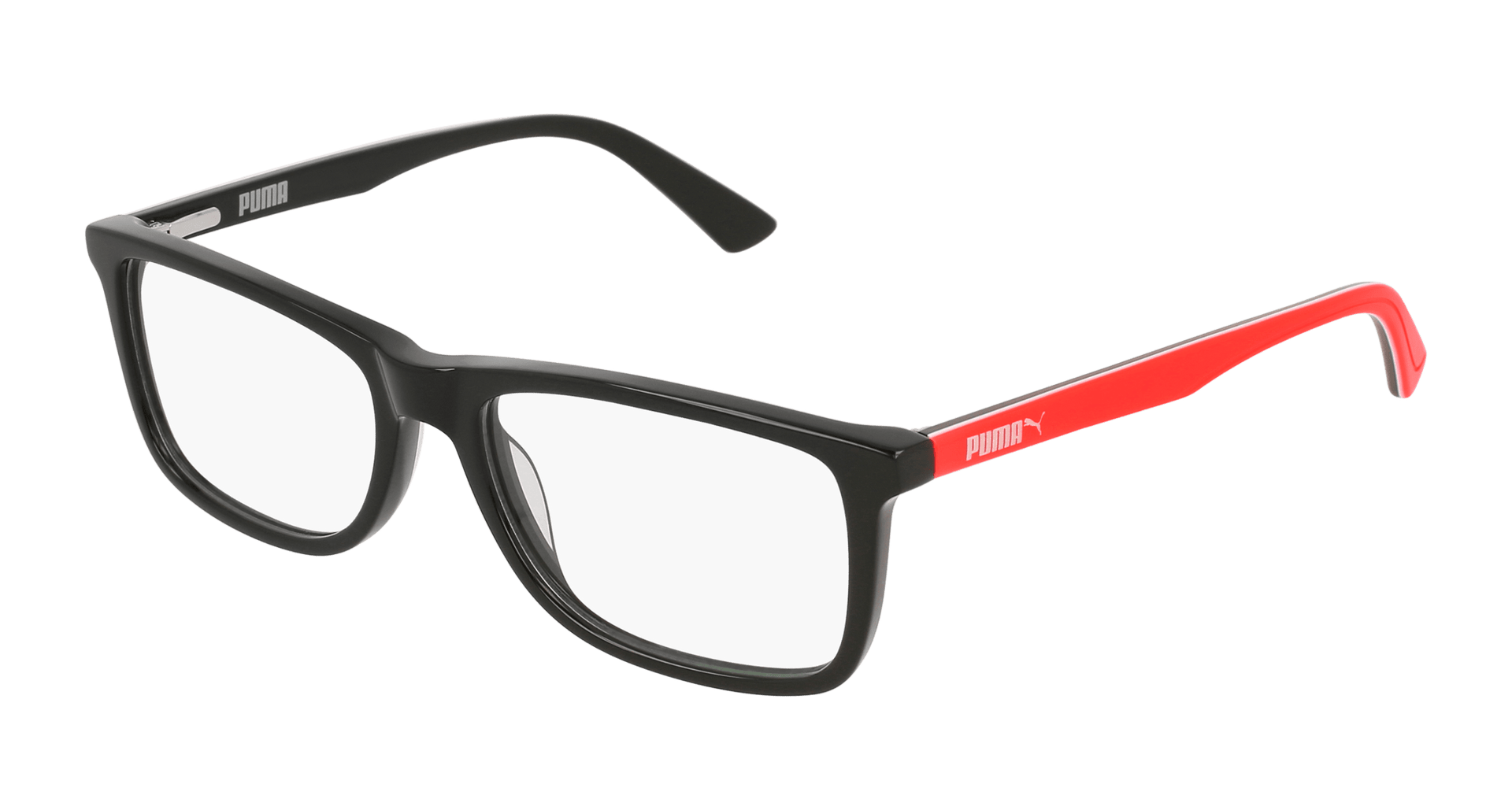 Puma PJ0020O Eyeglasses - Black / Transparent (005)