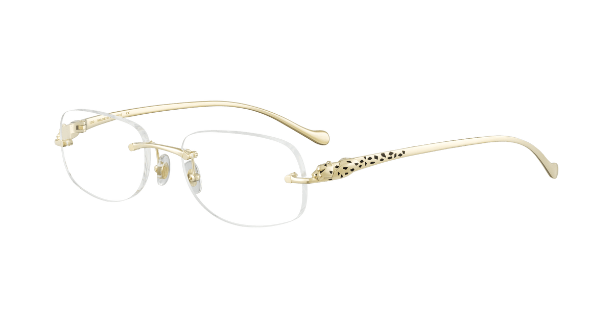 Cartier CT0058O Eyeglasses - Gold / Transparent (001)