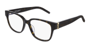 Saint Laurent SL M33/F Eyeglasses - Havana / Transparent (004)