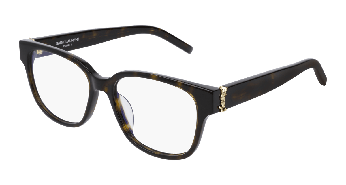 Saint Laurent SL M33/F Eyeglasses - Havana / Transparent (004)