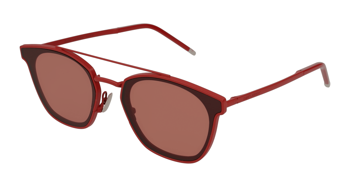 Saint Laurent SL 28 METAL Sunglasses - Red (003)