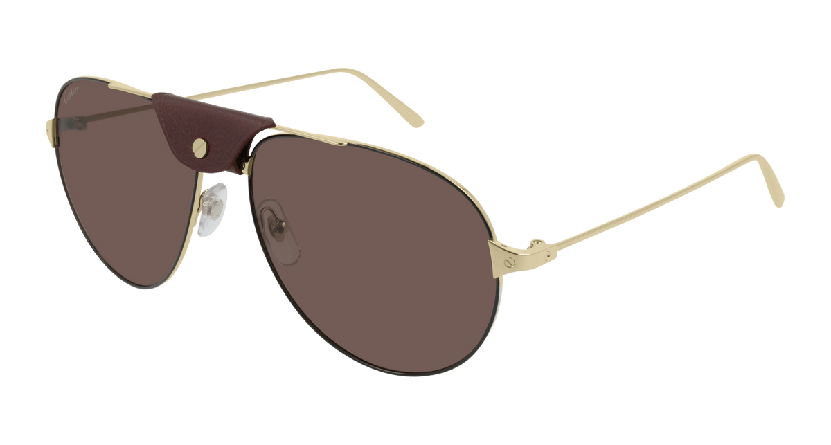 Cartier CT0038S Sunglasses - Black / Red (011)
