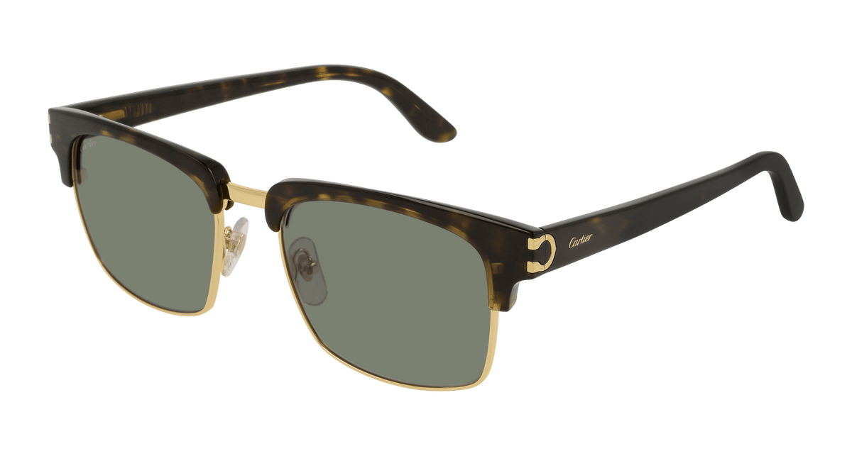 Cartier CT0132S Sunglasses - Havana / Green (003)