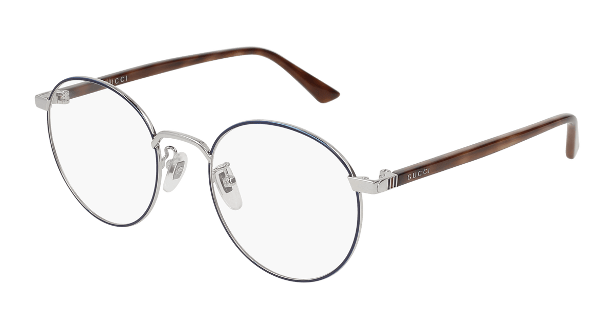 Gucci GG0297OK Eyeglasses - Blue / Transparent (004)