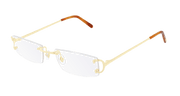 Cartier CT0092O Eyeglasses - Gold / Transparent (001)