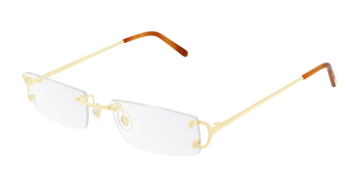 Cartier CT0092O Eyeglasses - Gold / Transparent (001)