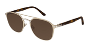 Cartier CT0012S Sunglasses - Gold / Brown (002)