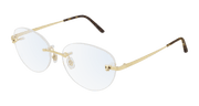 Cartier CT0028O Eyeglasses - Gold / Transparent (003)