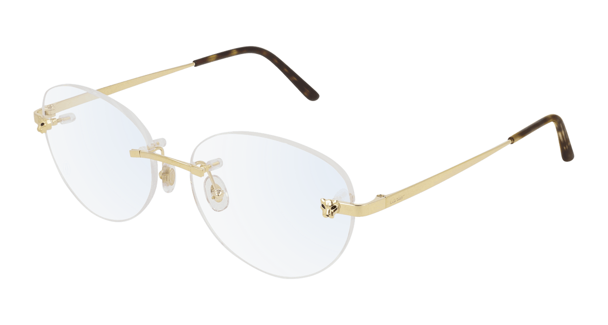 Cartier CT0028O Eyeglasses - Gold / Transparent (003)