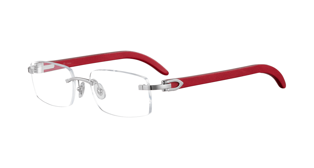 Cartier CT0052O Eyeglasses - Silver / Transparent (001)