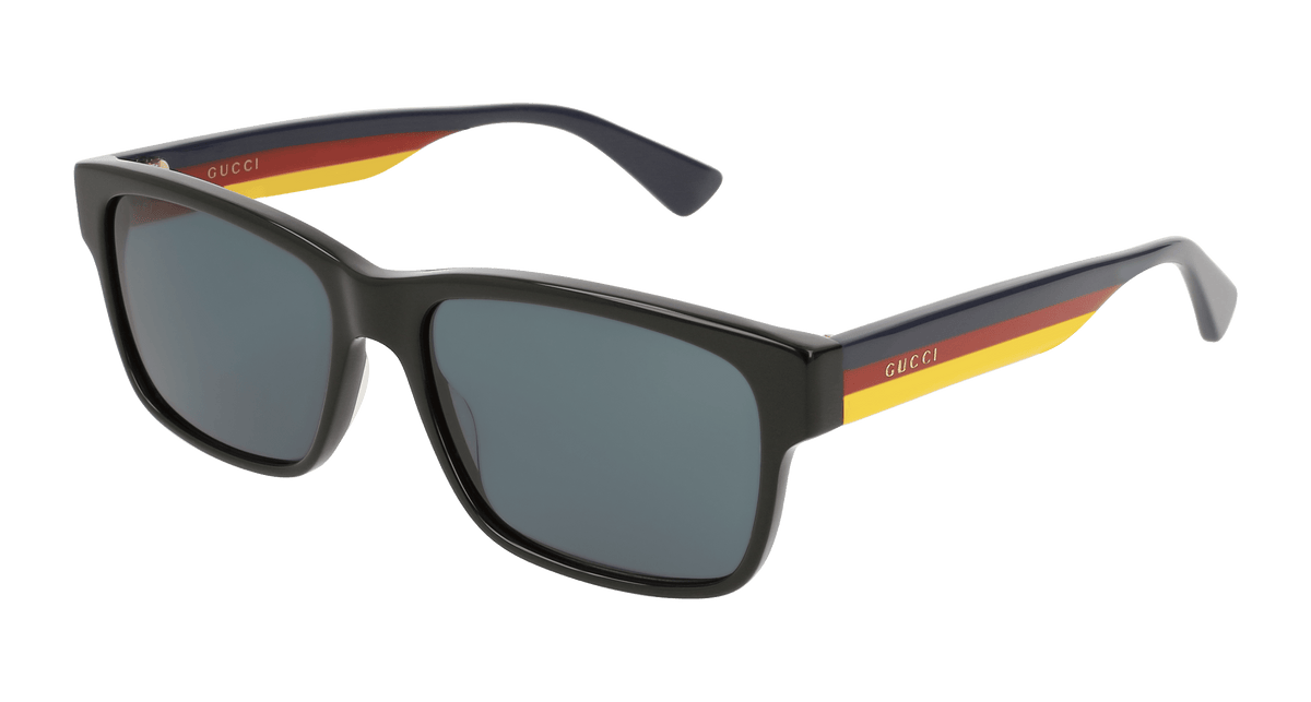 Gucci GG0340S Sunglasses - Black / Blue (009)