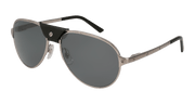 Cartier CT0034S Sunglasses - Gunmetal / Grey (001)