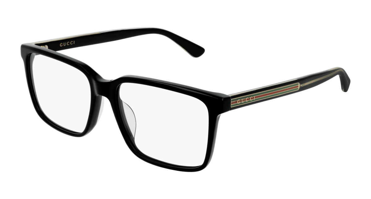Gucci GG0385OA Eyeglasses - Black / Transparent (001)