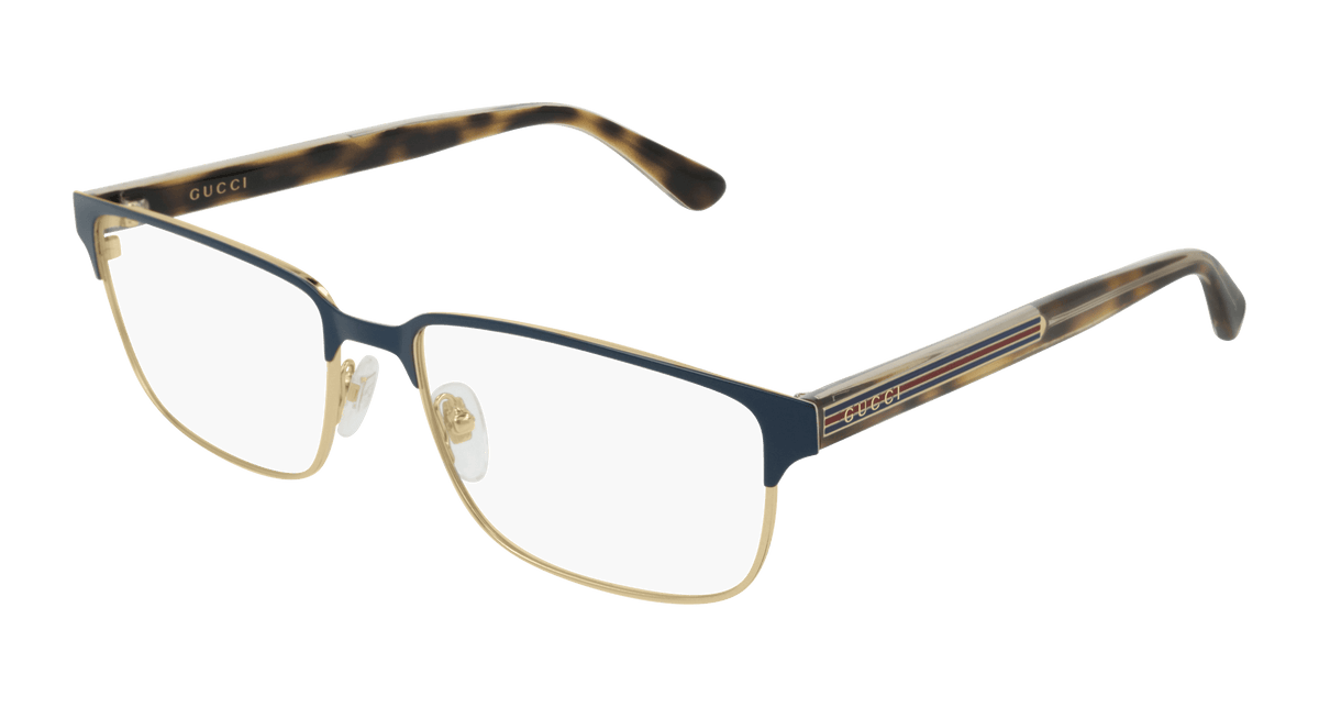 Gucci GG0383O Eyeglasses - Blue / Transparent (006)