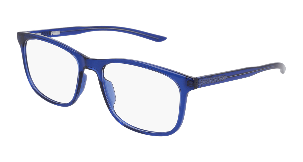 Puma PU0184O Eyeglasses - Blue / Transparent (011)