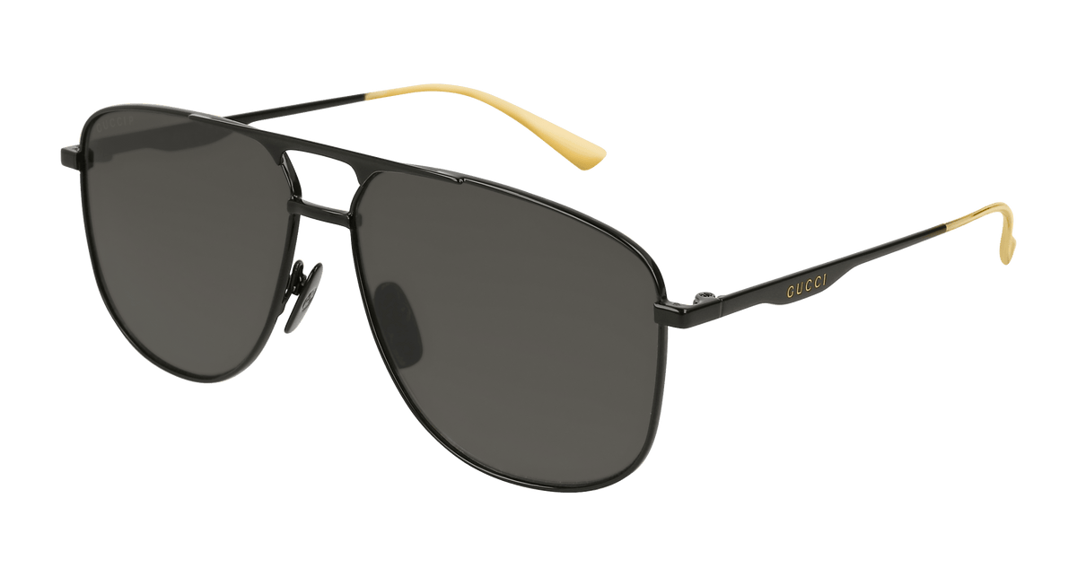 Gucci GG0336S Sunglasses - Black / Grey (005)