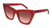 Saint Laurent SL 214 KATE Sunglasses - Red (004)