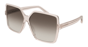 Saint Laurent SL 232 BETTY Sunglasses - Nude / Brown (005)