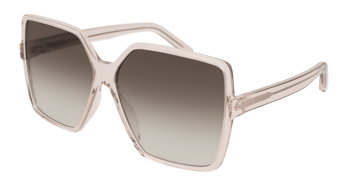 Saint Laurent SL 232 BETTY Sunglasses - Nude / Brown (005)