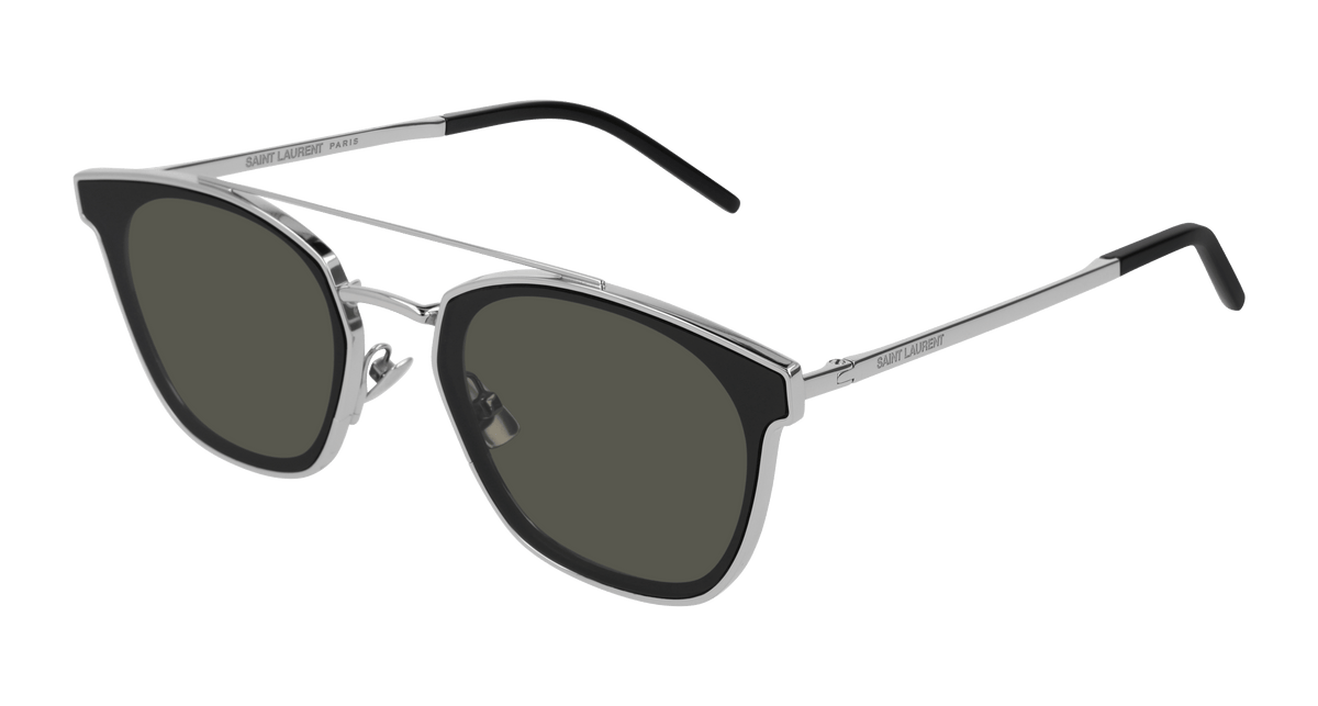 Saint Laurent SL 28 METAL Sunglasses - Silver / Grey (005)