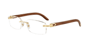 Cartier CT0052O Eyeglasses - Gold / Transparent (002)