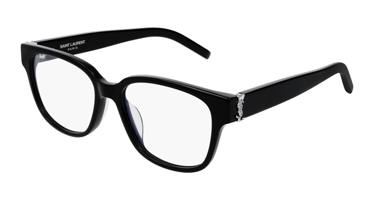 Saint Laurent SL M33/F Eyeglasses - Black / Transparent (001)