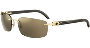 Cartier CT0046S Sunglasses - Gold / Grey (003)