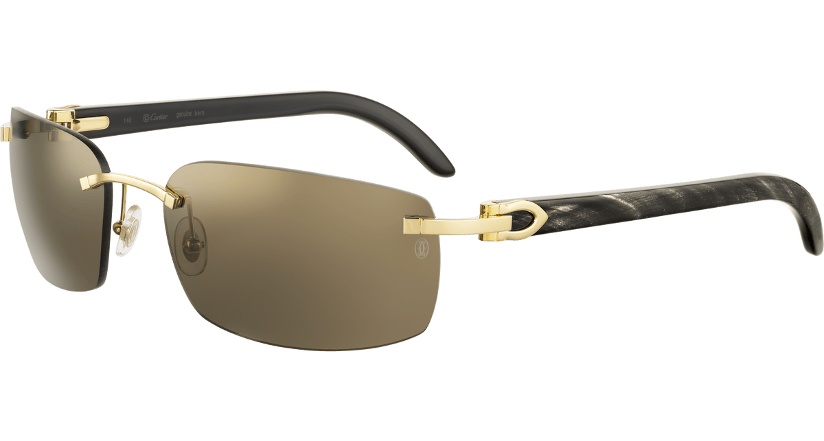 Cartier CT0046S Sunglasses - Gold / Grey (003)