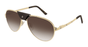 Cartier CT0034S Sunglasses - Gold / Brown (011)