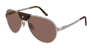 Cartier CT0034S Sunglasses - Silver / Red (007)