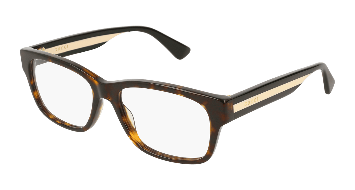Gucci GG0343O Eyeglasses - Havana / Transparent (008)