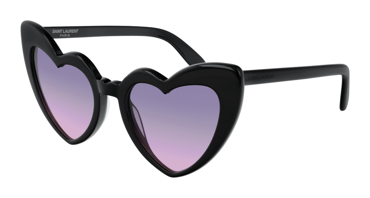 Saint Laurent SL 181 LOULOU Sunglasses - Black / Violet (009)