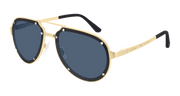 Cartier CT0195S Sunglasses - Gold / Light Blue (003)