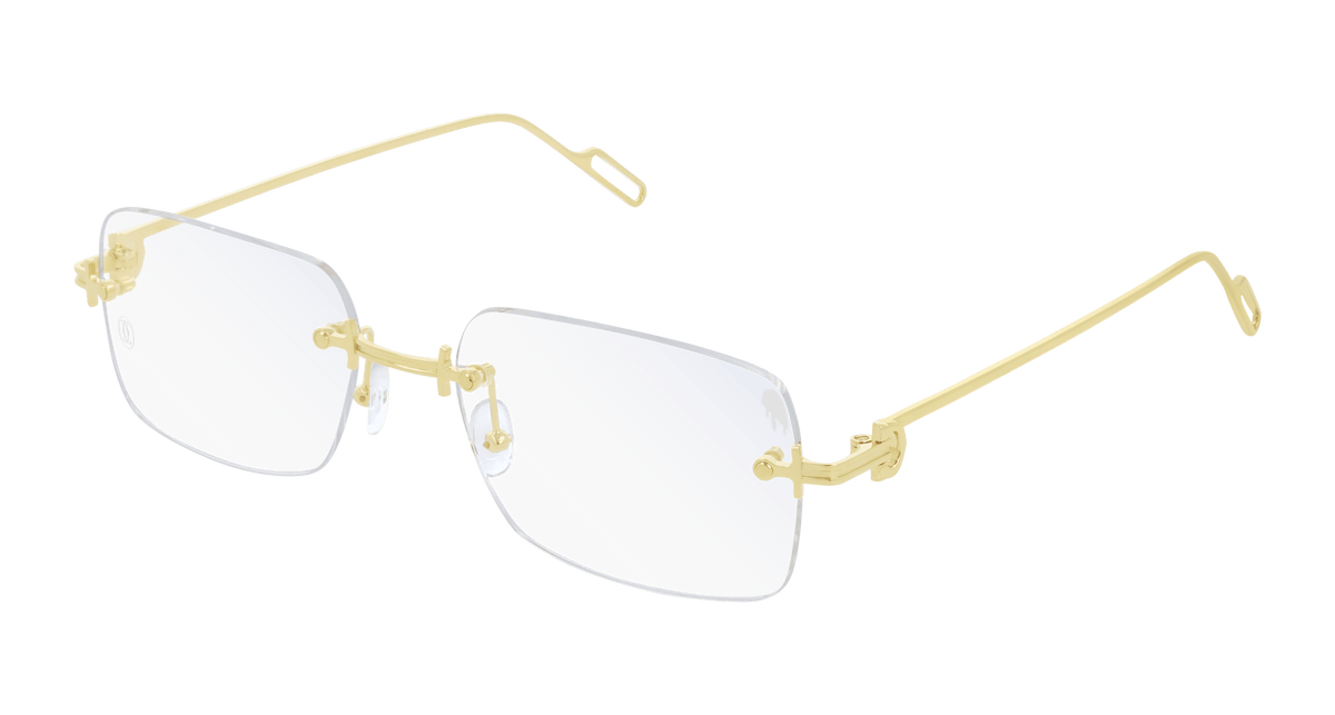 Cartier CT0171O Eyeglasses - Gold / Transparent (003)