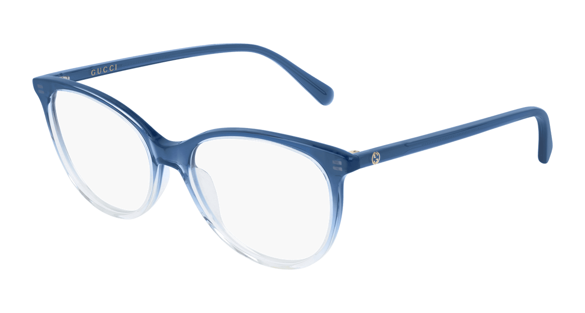 Gucci GG0550O Eyeglasses - Blue / Transparent (004)
