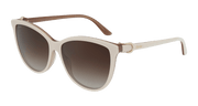 Cartier CT0186S Sunglasses - Ivory / Brown (004)