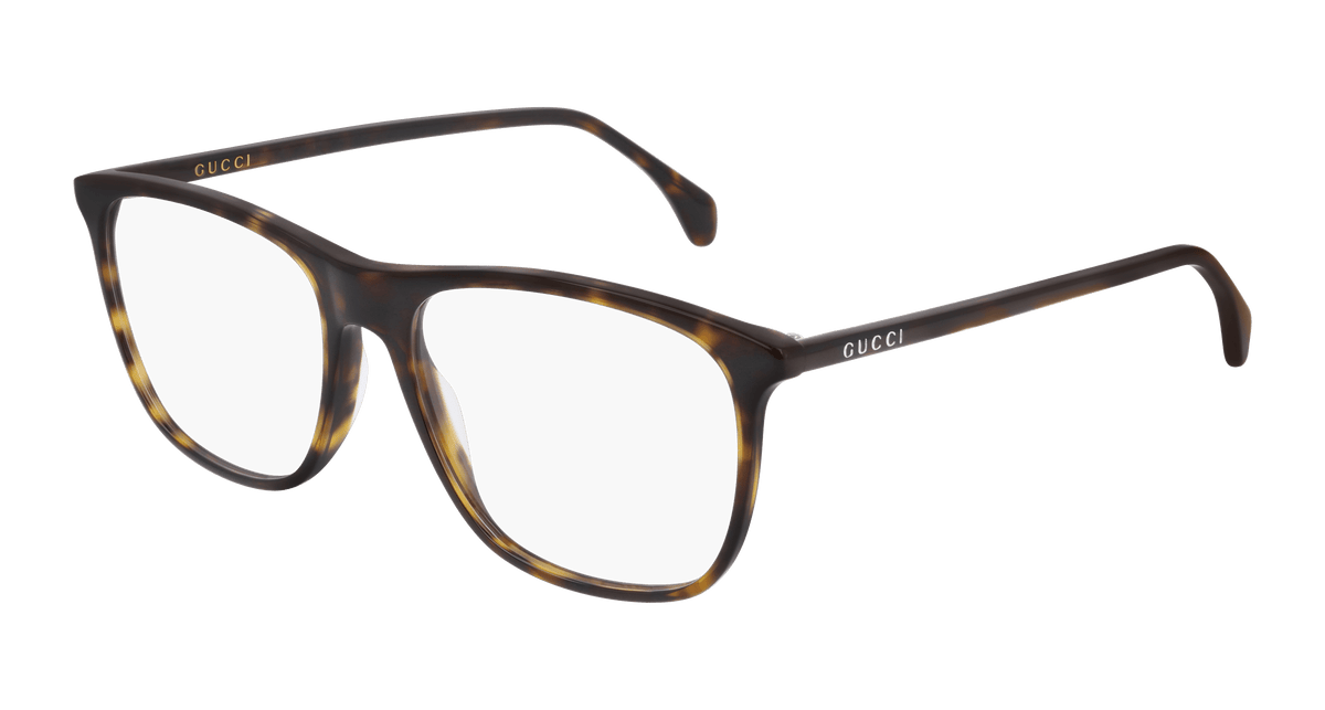 Gucci GG0554O Eyeglasses - Havana / Transparent (002)