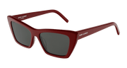 Saint Laurent SL 276 MICA Sunglasses - Red / Grey (003)
