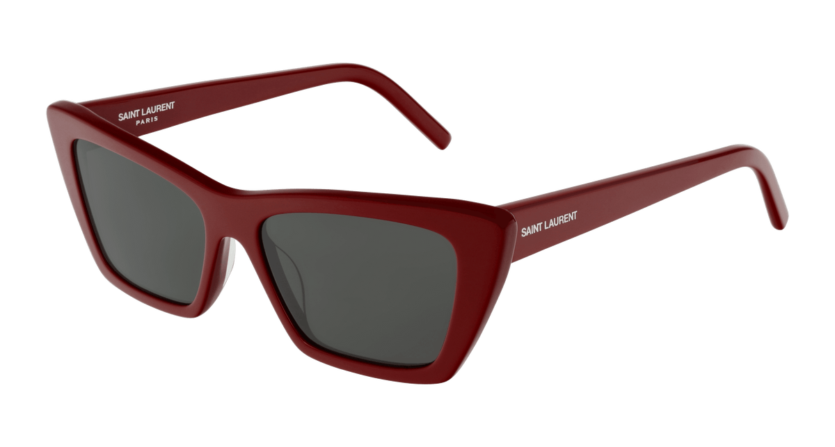 Saint Laurent SL 276 MICA Sunglasses - Red / Grey (003)