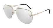 Cartier CT0065S Sunglasses - Gold / Silver (007)