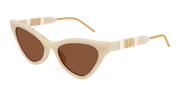 Gucci GG0597S Sunglasses - Beige / Brown (005)